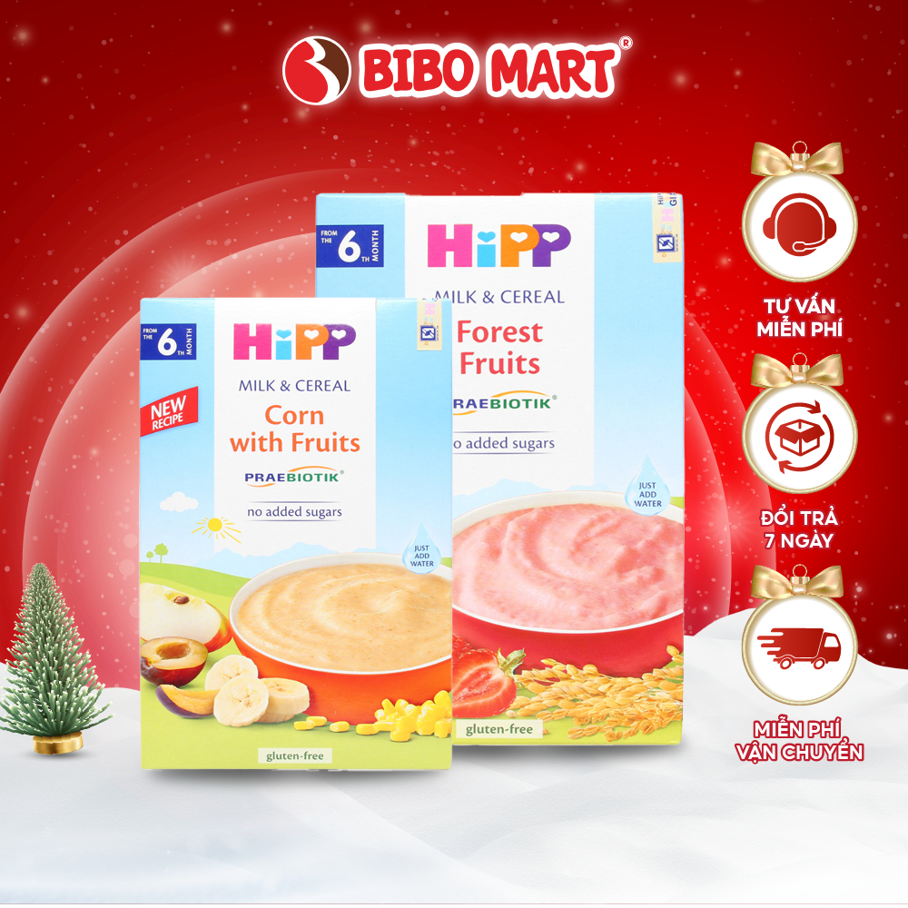 Bột Ăn Dặm Dinh Dưỡng HiPP Organic Ăn Dặm Khởi Đầu Bổ Sung Probiotic Chất Xơ Cho Bé 4M 250g - Bibo Mart
