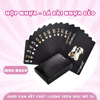 Bộ bài tây chất liệu nhựa pvc wn ⭐ hoa văn caro ⭐ chống thấm nước ⭐