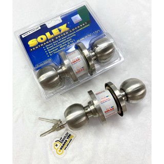 Khóa SOLEX chính hãng, khóa tay nắm tròn, khóa đấm tròn inox 304 nhập khẩu Thái Lan thương hiệu Mỹ