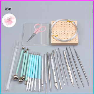 Combo dụng cụ tạo hình đất sét/gumpaste/fondant - đầy đủ mua về là dùng