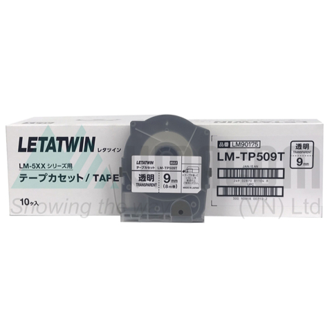 Nhãn trong suốt LM-TP509T (9mm,8m/cái)