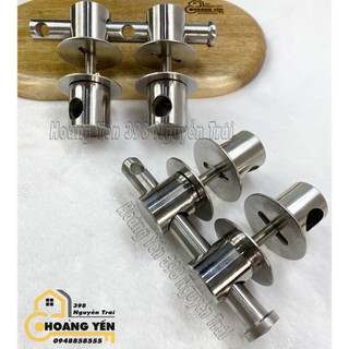 Bộ khóa truỳ inox, khóa đấm chùy inox 304, Then trùy cài cửa, then cửa inox Ngôi sao