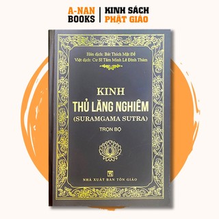 Sách - kinh thủ lăng nghiêm - bìa cứng - anan books