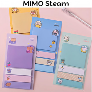 Giấy ghi chú giấy note giấy đánh dấu trang mimo hoạ tiết hoạt hình dễ thương 063