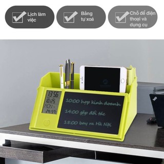 Hộp đựng bút kiêm bảng vẽ, đồng hồ thông minh Manigo P01001 Penhouder kích thước 8 inch - Hàng chính hãng có bảo hành