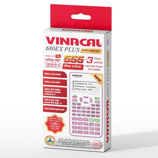 [PHIÊN BẢN MỚI 2023] Máy Tính Vinacal 680EX Plus NEW (Bảo Hành Chính Hãng 7 Năm)