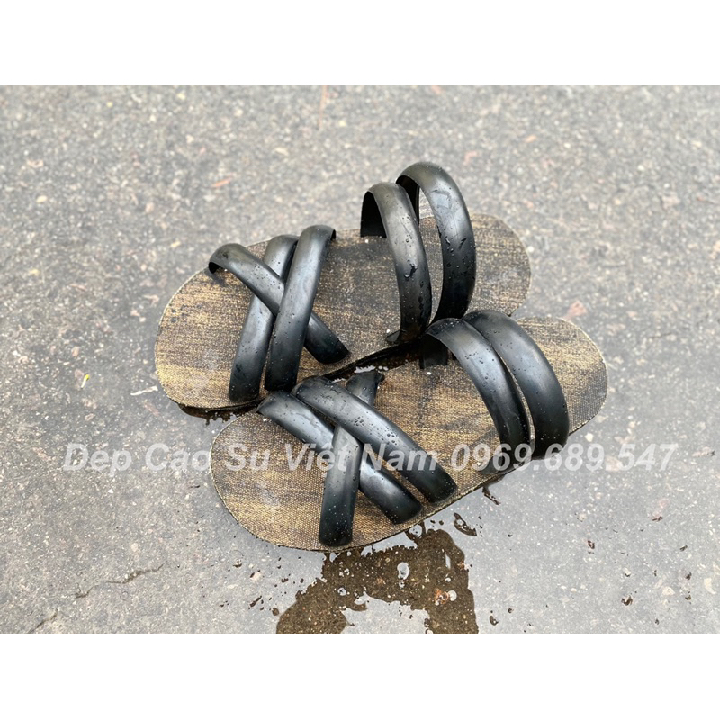 Dép Cao Su Bố Vải Mài 5 Quai Giải Phóng DL1- Dép Cao Su Việt Nam