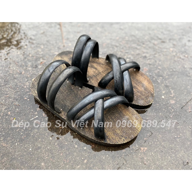 Dép Cao Su Bố Vải Mài 5 Quai Giải Phóng DL1- Dép Cao Su Việt Nam