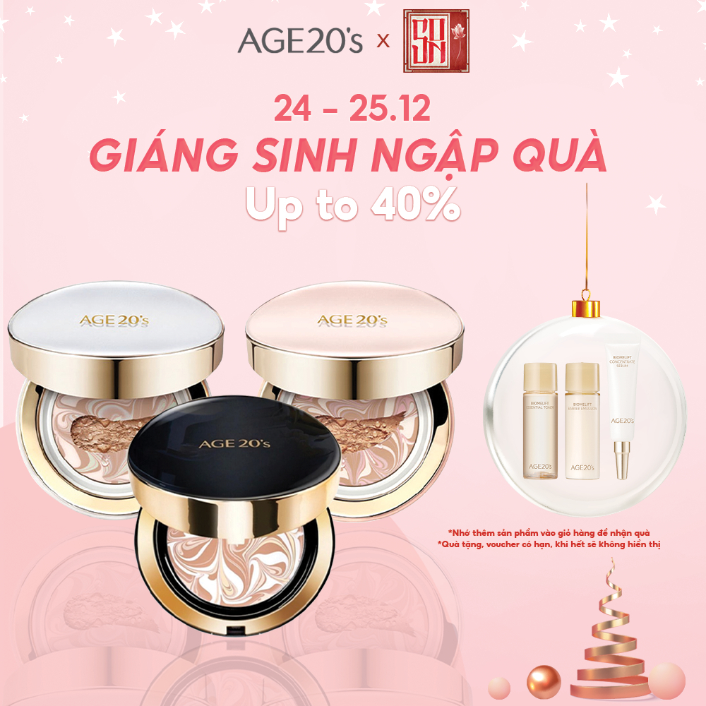 Phấn Tươi Dưỡng Ẩm Age20'S Signature Essence Cover Pact 14gx2