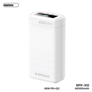 Pin sạc dự phòng sạc nhanh remax rpp-310 40000mah sạc nhanh pd 65w có thể sạc laptop cổng type c