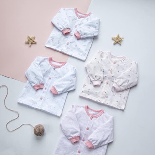 |SALE TRƯNG BÀY, mới 90%| Áo lẻ sơ sinh miomio TAY DÀI