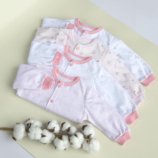 |SALE TRƯNG BÀY, mới 90%| Áo lẻ sơ sinh miomio TAY DÀI