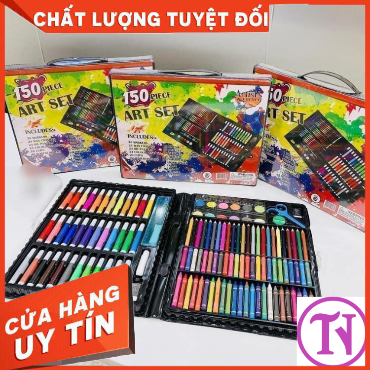 Hộp màu tô 150 chi tiết hàng loại 1 giá sỉ rẻ