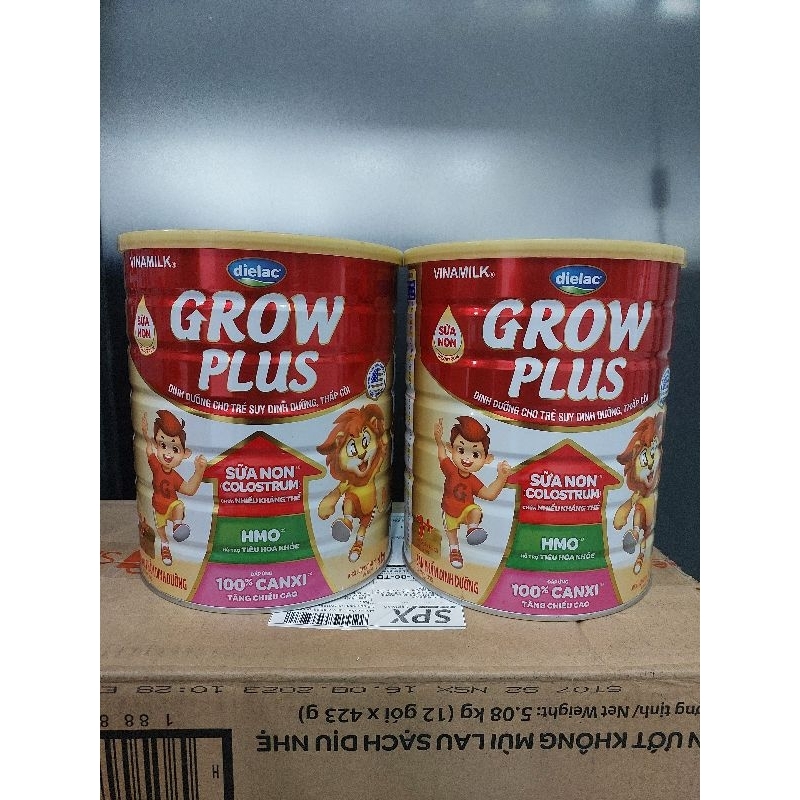 Sữa bột Dielac Grow Plus Đỏ 1+, 2+ 850g, 1.400g