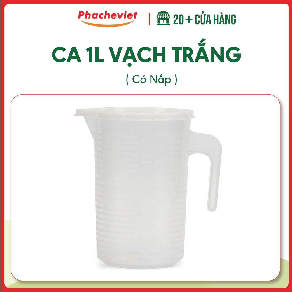 Ca 1L Vạch Trắng Có Nắp