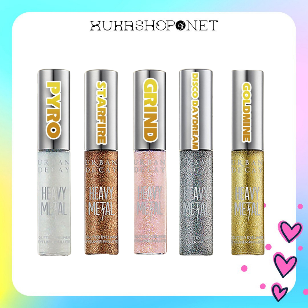 Bút kẻ mắt nhũ Urban Decay Heavy Metal Glitter Eyeliner chuẩn makeup artist