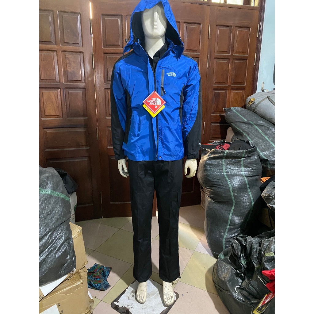 Áo khoác The No.rth Face 2 lớp chống nước - màu xanh TRỜI