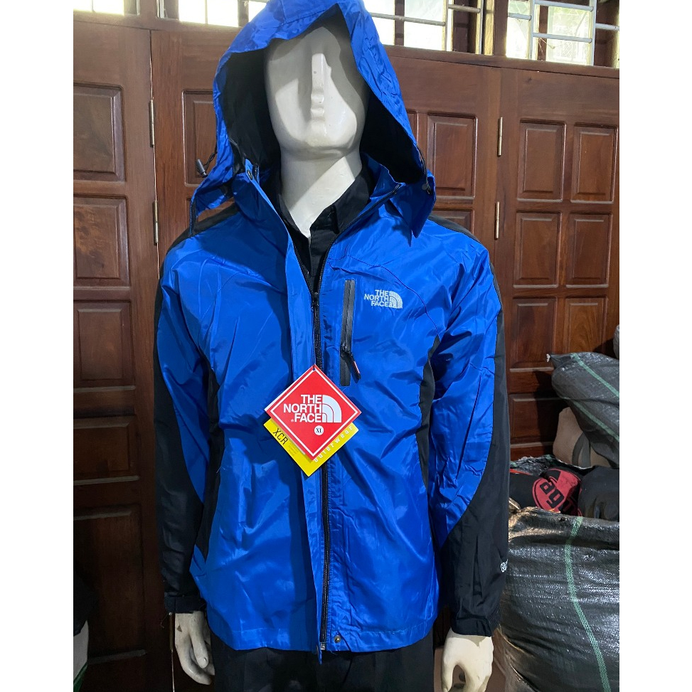 Áo khoác The No.rth Face 2 lớp chống nước - màu xanh TRỜI