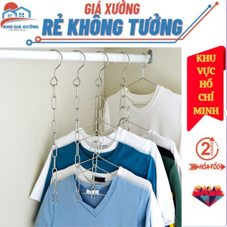  Móc Xích Treo Quần Áo Đa Năng-Dây Phơi Quần Áo-Chất Liệu Inox 304 Không Han Gỉ-Giúp Tiết Kiệm Diện Tích