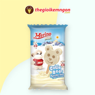 Kem gấu socola sữa Cutie Bear Merino Kool (64g)
