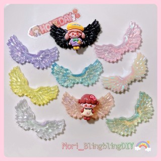 Phụ kiện charm hình đôi cánh a hũ lấp lánh