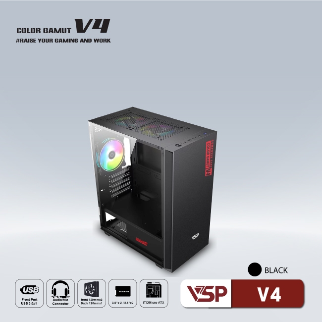 Vỏ Case Máy Tính VSP V4
