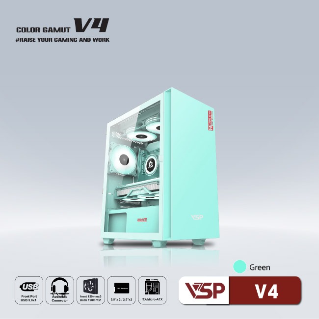 Vỏ Case Máy Tính VSP V4