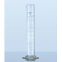 Duran - ống đong thủy tinh 50ml, class a cv 1ml, 25x196mm, code: 213901706