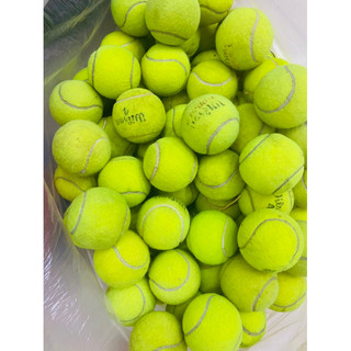 Bóng tennis cũ đã qua 1 lần sử dụng