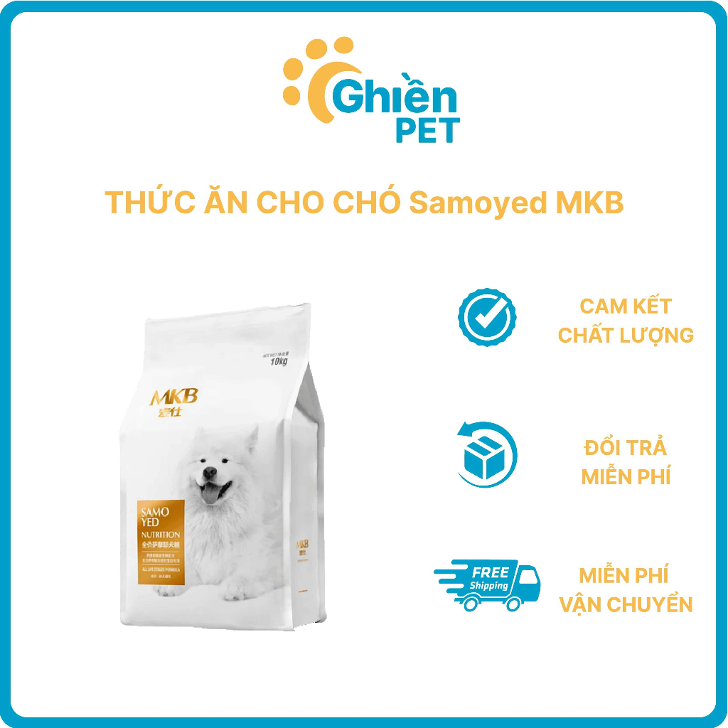 THỨC ĂN CHO CHÓ SAMOYED MKB ALL LIFE STAGES FORMULA NUTRITION 1KG