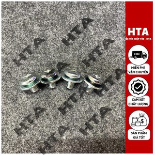 Bộ 4 vít 6 ly bắt hộp sên sirius - yamaha - 1fc , bộ ốc catte yamaha sirius fi - ốc vít hiệp tín - hta