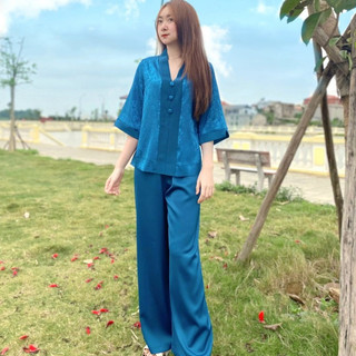 Mẫu Pháp Phục Bà Lai Lụa Gấm Cao Cấp Đi Lễ Chùa