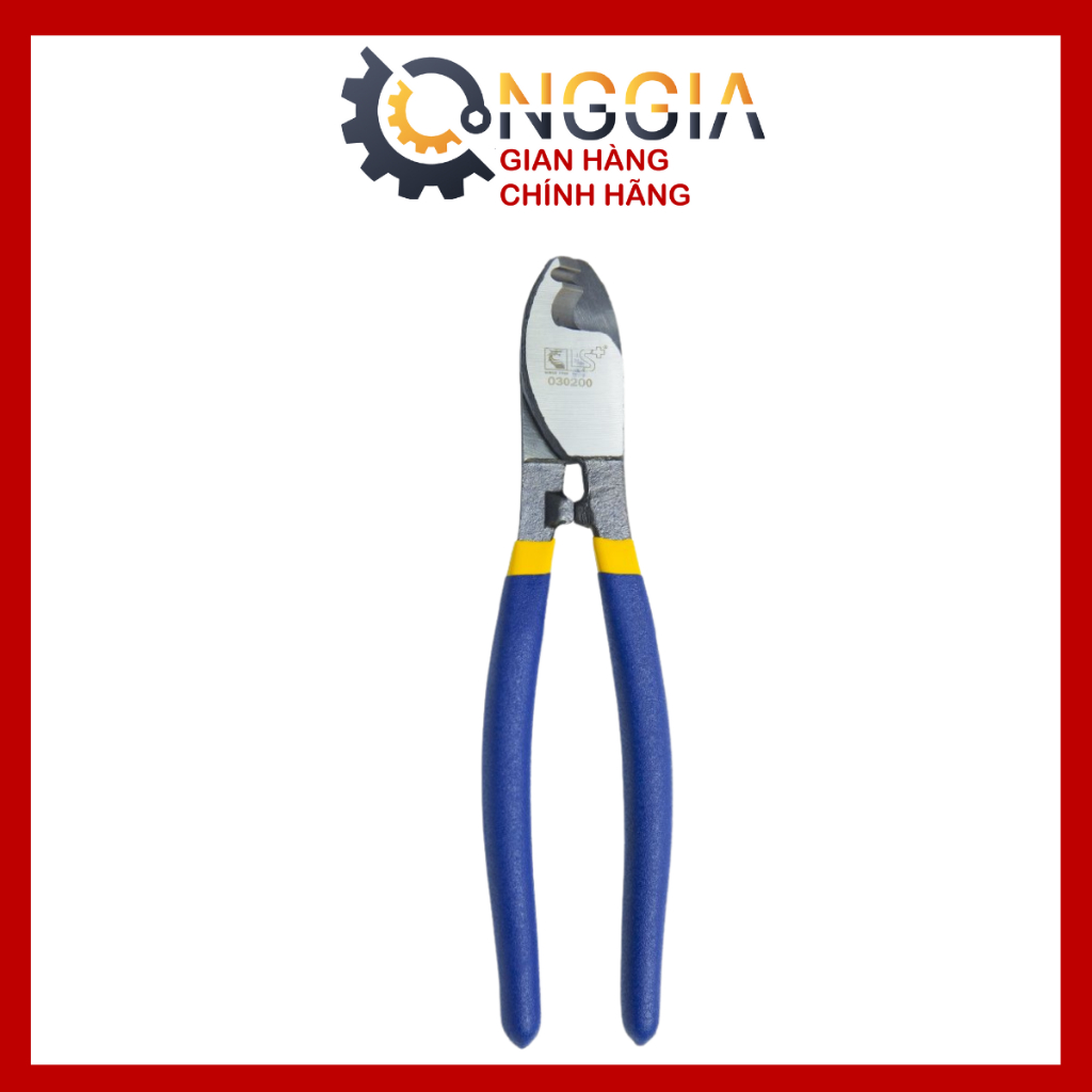 Kìm tuốt dây điện cắt cáp đầu lớn cao cấp chính hãng ONGGIA kéo cắt đa năng chịu lực