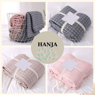   1 TH Chăn xô Thu Cotton sợi tre organic Nature 100% _ 2 lớp phù hợp văn phòng xe hơi du lịch... 
