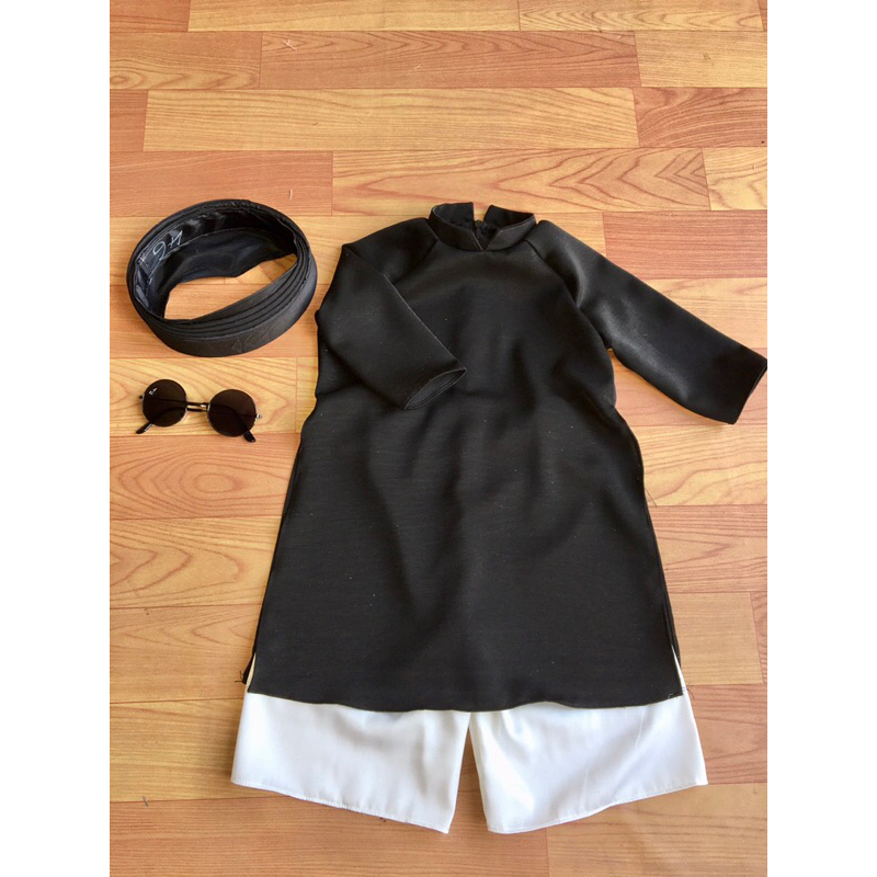 Bộ áo dài ông đồ, ông thầy bói cho bé