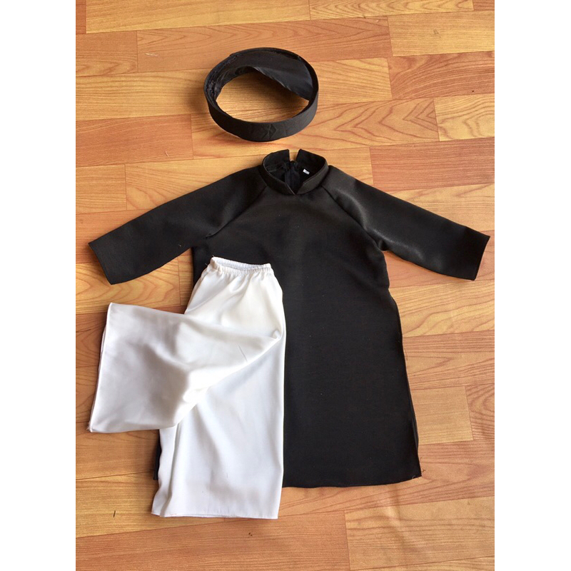 Bộ áo dài ông đồ, ông thầy bói cho bé