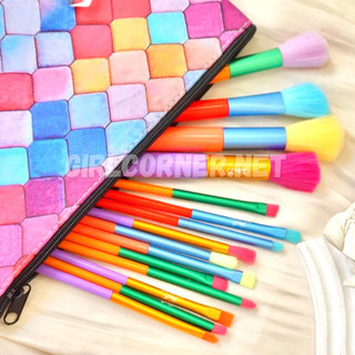 Bộ 15 cọ mini feather b rainbow
