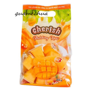 Thạch pudding cherish vị xoài 850g của lai phú | cherish mango pudding