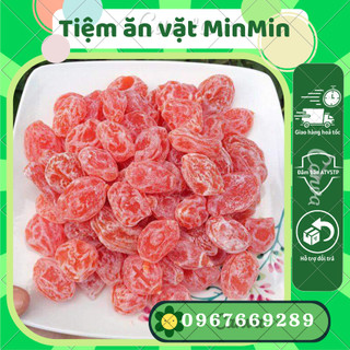 Ô mai đào hồng xí muội chua ngọt không hạt