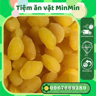 Ô mai đào vàng chua ngọt không hạt