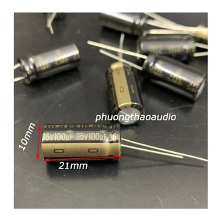 Tụ elna silmic 100uf 35v, tụ phân cực 100uf 35v