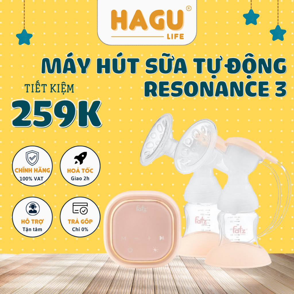 Máy Hút Sữa Điện Đôi FATZ BABY Resonance 3, Nguồn Điện 100-240V, 50 60HzAC