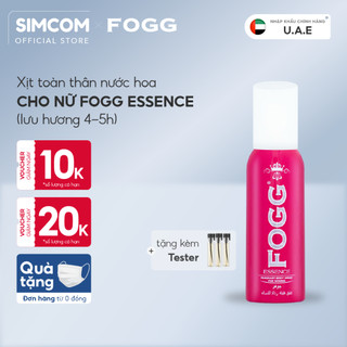Xịt toàn thân nước hoa FOGG Essences dùng để khử mùi,tạo mùi thơm,dùng được cho cả nam và nữ,lưu hương lâu đến 8 tiếng