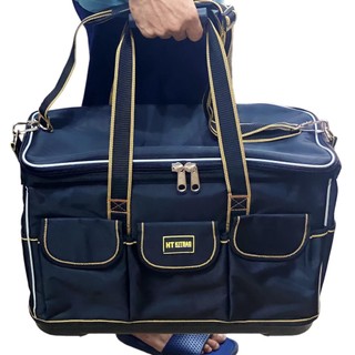 Túi đựng đồ nghề nắp vuông đế nhựa cứng cao cấp size đại 52x23x34cm