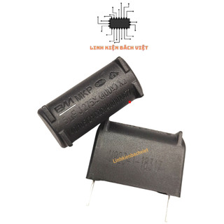 Tụ bếp từ 5uf cảm ứng đứng mkp x2 275vac 400vdc chính hãng bm màu đen