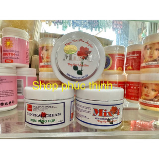 Kem mix 4 trắng da body