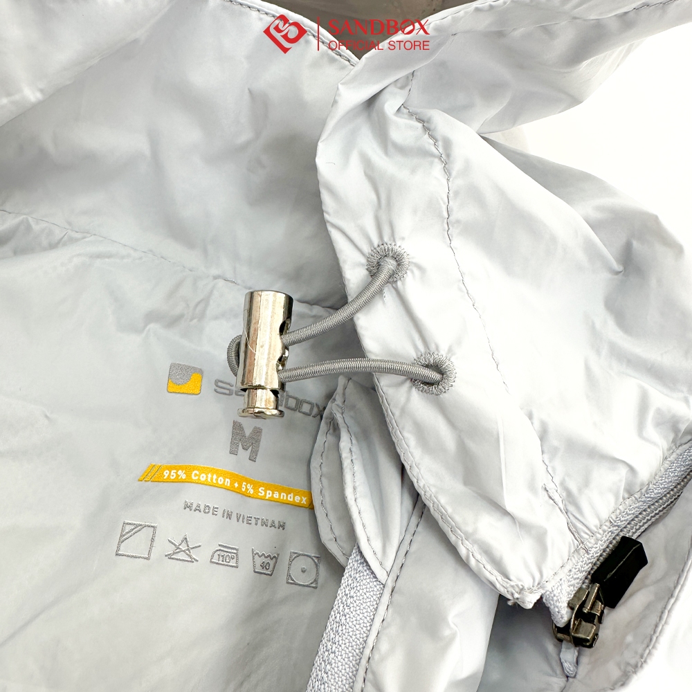 Áo khoác nữ SANDBOX áo gió chất mỏng 2 lớp cao cấp, chống nước nhẹ, thiết kế mũ có thể tháo rời, thoải mái AKG23002