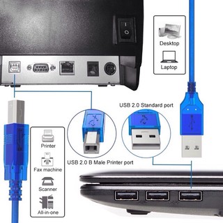 Dây Máy In 1,5m (Dây kết nối máy in với máy tính)