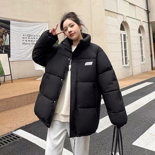 Áo khoác phao nam nữ mặc đôi mẫu mới phom rộng chùm Mông
