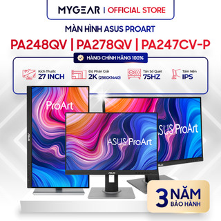 Màn hình đồ hoạ Asus ProArt PA248QV PA247CV-P PA278QV (HDMI, DP, Type-C) - Bảo hành chính hãng 36 tháng
